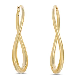 Toscano Large Oval Hoops, 14K Yellow Gold Discount