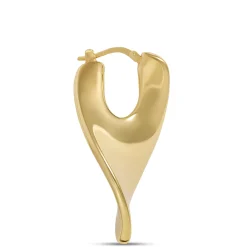 Toscano Long Ribbon Hoops, 14K Yellow Gold Sale