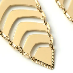 Toscano Marquise Shaped Drop Earrings, 14K Yellow Gold Sale