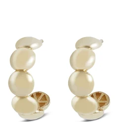 Toscano 20MM Beaded Hoop Earrings, 14K Yellow Gold Outlet