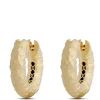Toscano 18MM Hammered Hoop Earrings, 14K Yellow Gold Best
