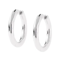 Toscano 27MM Hoop Earrings, 14K White Gold Sale