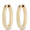 Toscano 27MM Round Hoop Earrings, 14K Yellow Gold Best