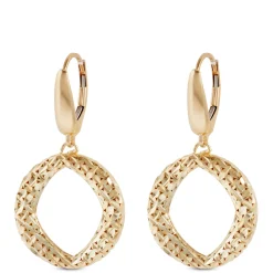 Toscano Open Circle Earrings, 14K Yellow Gold Outlet