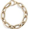 Toscano Oval and Twisted Link Bracelet, 14K Yellow Gold Online