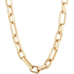 Toscano Oval Link Chain Necklace, 14K Yellow Gold Clearance