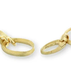 Toscano Oval Satin Link Bracelet 14K Outlet