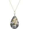 Toscano Pear Shaped Mother of Pearl Pendant, 14K Yellow Gold Outlet