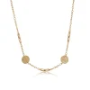 Toscano Roman Coin Replica Station Necklace 14K Sale