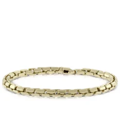 Toscano Round Brick Link Bracelet 14K Hot