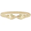 Toscano Ruby Eyed Lion Cuff 14K