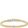 Toscano Stretchy Bracelet, ½ Carat Total Weight, 18K Yellow Gold Online