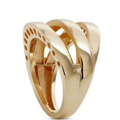 Toscano Swirl Ring, 14K Yellow Gold Size 8 Sale