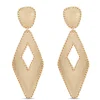 Toscano Triangle Drop Earrings, 14K Yellow Gold Discount