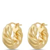 Toscano Twisted Hoop Earrings, 14K Yellow Gold Best