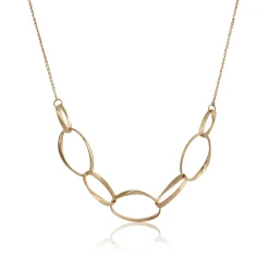 Toscano Twisted Oval Link Necklace 14K, 20" Discount