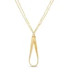 Toscano Twisted Ribbon Pendant Necklace, 14K Yellow Gold