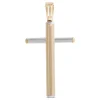 Toscano Two-Tone Cross Pendant, 14K Gold Discount