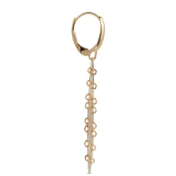 Toscano Wavy Drop Earrings, 14K Yellow Gold Best