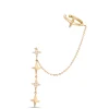 Triple Star Dangle Earring, 14k Gold Discount