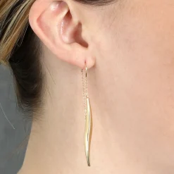 Twist Threader Earrings 14K Outlet