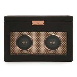 WOLF Axis Double Watch Winder With Storage Sale
