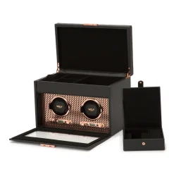 WOLF Axis Double Watch Winder With Storage Sale