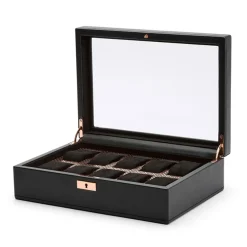 WOLF Axis 10 Piece Watch Box Clearance