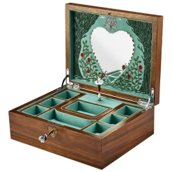 WOLF Ballet Musical Jewellery Box – Sleeping Beauty Walnut Wood New