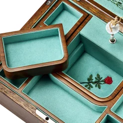 WOLF Ballet Musical Jewellery Box – Sleeping Beauty Walnut Wood New
