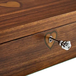 WOLF Ballet Musical Jewellery Box – Sleeping Beauty Walnut Wood New