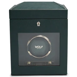 Wolf British Racing Single Watch Winder With Storage Best