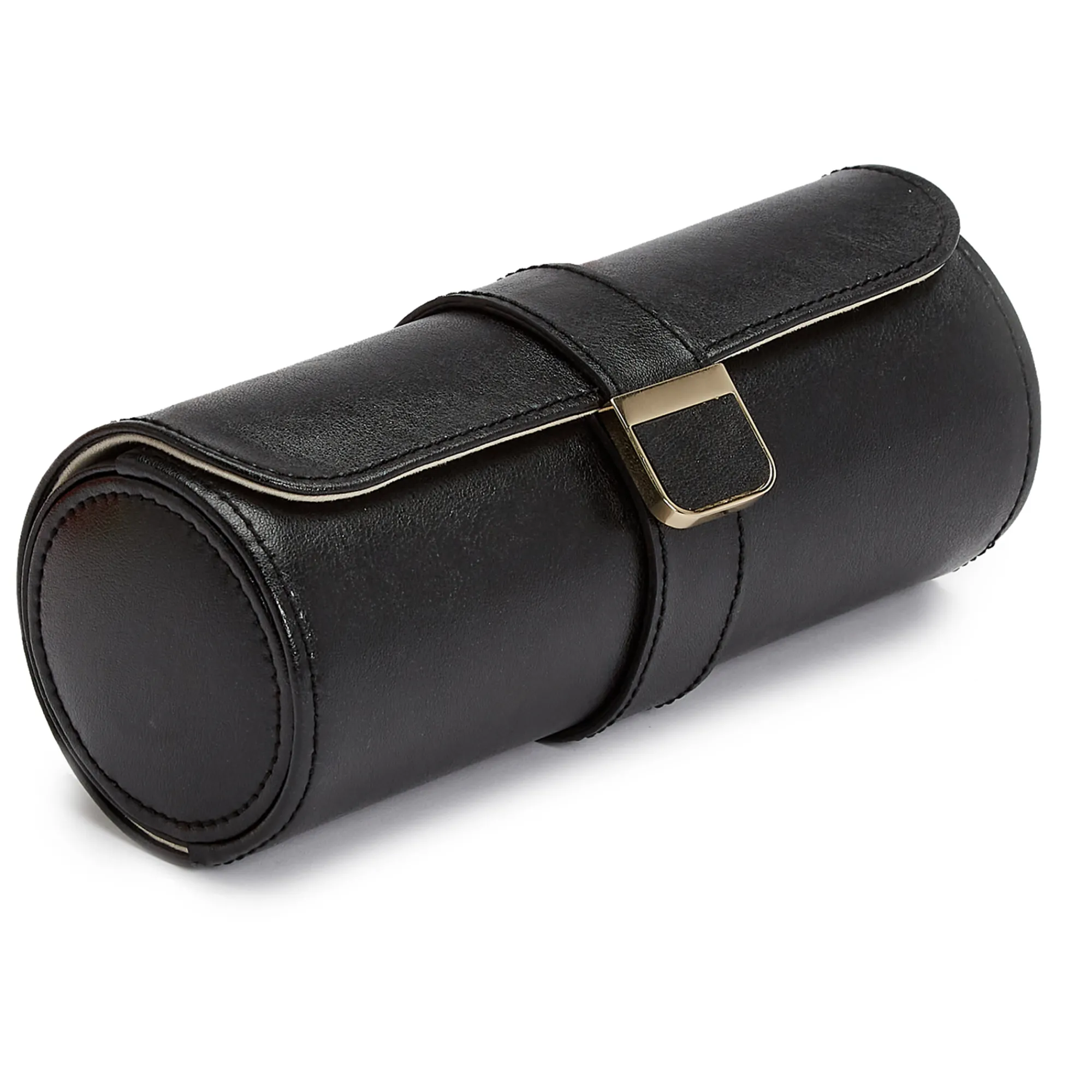 WOLF Palermo Double Watch Roll with Jewelry Pouch Clearance