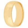 Yellow Gold Polished Milgrain Edge Comfort Fit 8mm Band 18K Hot