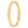 Yellow Gold Polished Pipe Comfort Fit 2mm Band 18K Discount