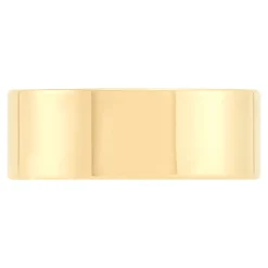 Yellow Gold Polished Pipe Comfort Fit 8mm Band 14K Hot