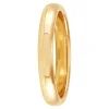 Yellow Gold Polished Rounded Comfort Fit 3mm Band 14K Best