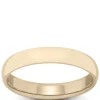 Yellow Gold Polished Rounded Comfort Fit 4mm Band 14K