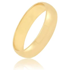 Yellow Gold Polished Rounded 5mm Band 18K Online