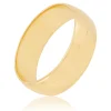 Yellow Gold Polished Rounded 7mm Band 14K Best