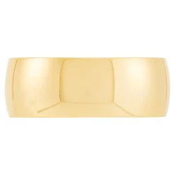 Yellow Gold Polished Rounded 8mm Band 18K Best