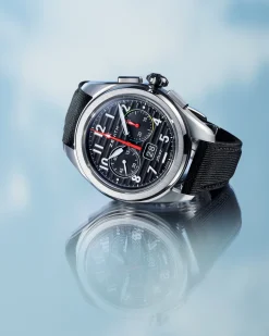 Zenith Aviator's Big Date Flyback Black Dial Watch, 42.5mm Hot