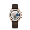 Zenith CHRONOMASTER Original Watch White Dial Brown Leather Strap, 38mm