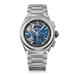 Zenith DEFY El Primero 21 Watch Skeleton Dial Titanium Bracelet, 44mm Hot