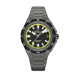 Zenith Defy Extreme Diver Black & Yellow Dial Watch, 42.5mm Best