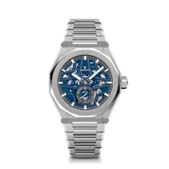 Zenith DEFY SKYLINE Watch Blue Dial Steel Bracelet, 41mm Hot